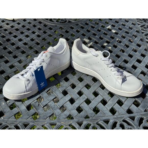 adidas White and Orange Loafers & Slip-Ons main image 6